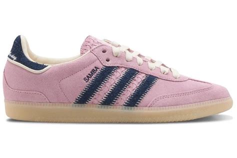 fake black and pink adidas|black and pink adidas sambas.